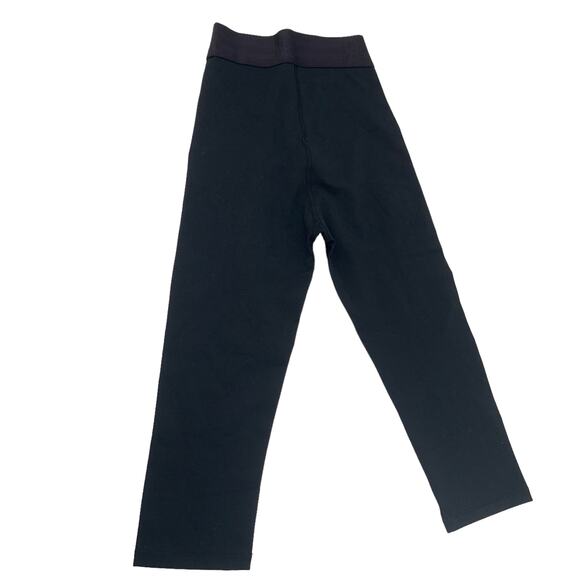 GOOD AMERICAN Leggings Size S Activewear Athletic Pants Workout Black Cropped - Picture 4 of 5